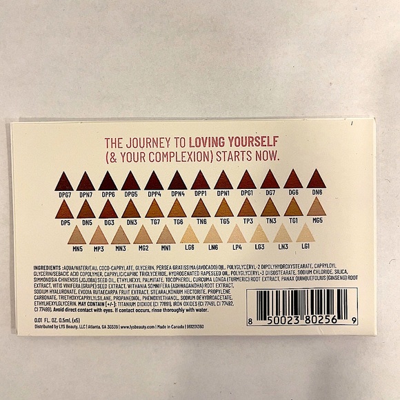 LYS BEAUTY TRIPLE FIX SERUM FOUNDATION
with HA + Turmeric +Ashwagandha - Picture 2 of 4